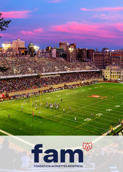Montreal Alouettes Foundation Background of the Montreal Alouettes Stadim